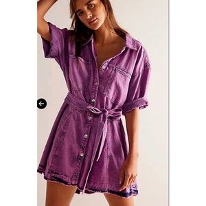 We the Free Jenny Denim Tunic